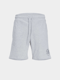 Повседневные шорты JACK & JONES модель 12249922_White Melange Повседневные шорты JACK & JONES модель 12249922_White Melange Фото