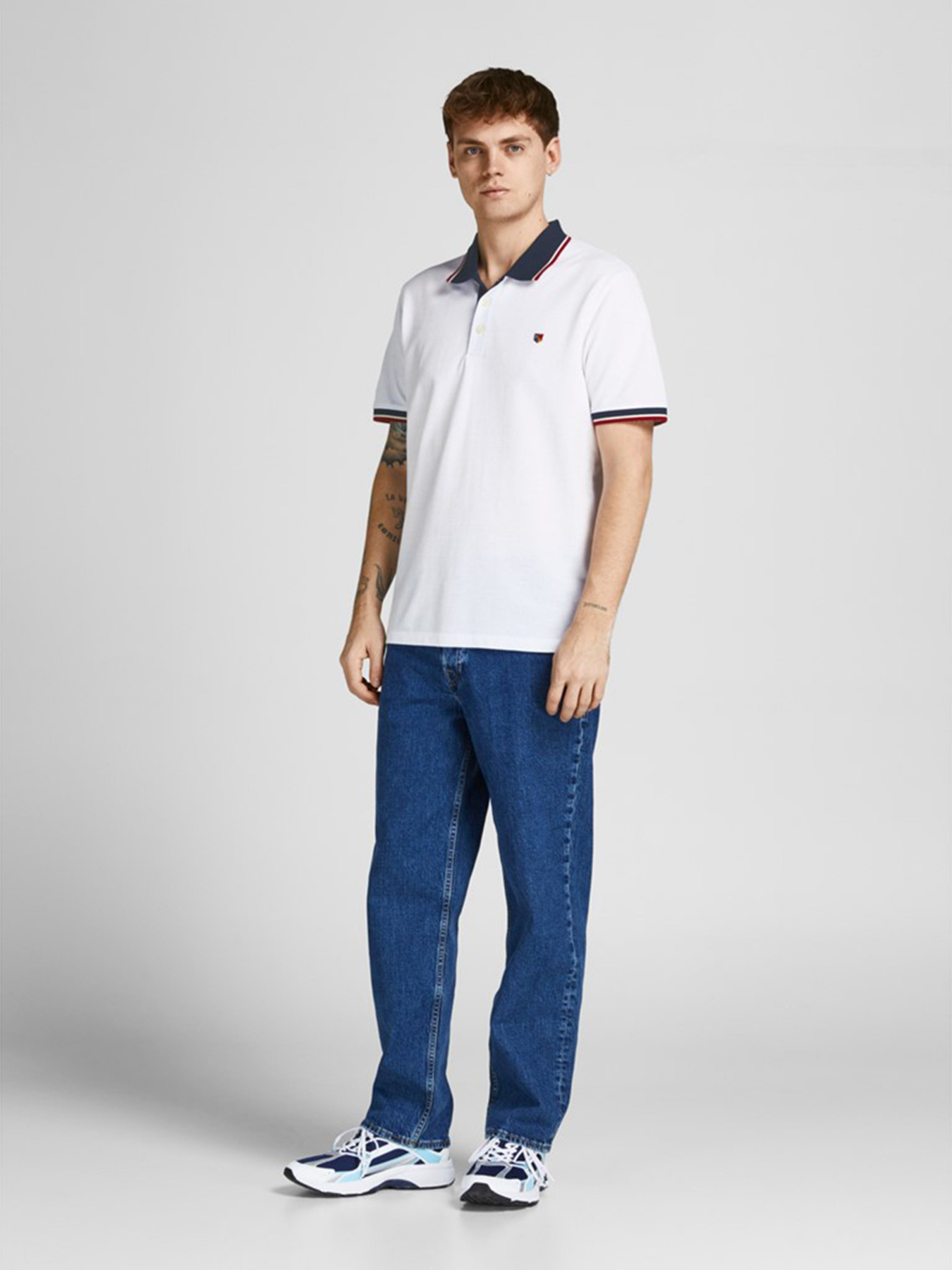 Поло JACK & JONES модель 12169064_Cloud Dancer Фото