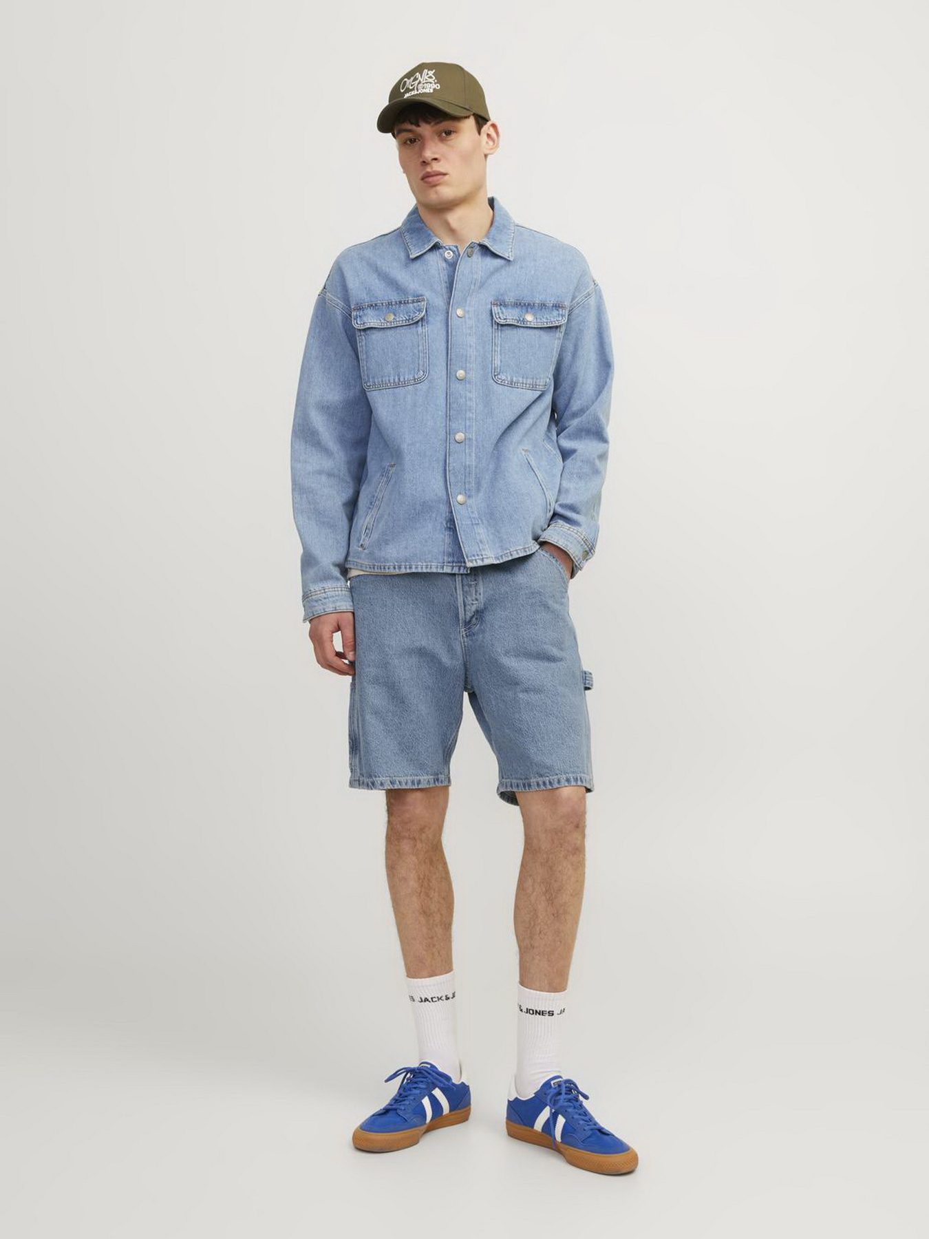 Шорти джинсові JACK & JONES модель 12252719_Blue Denim Фото