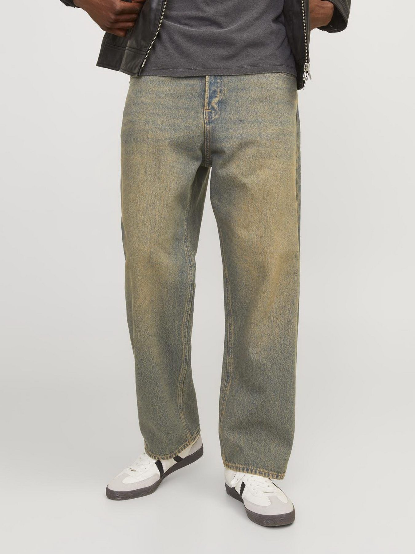 Широкие джинсы JACK & JONES модель 12258865_Blue Denim Фото