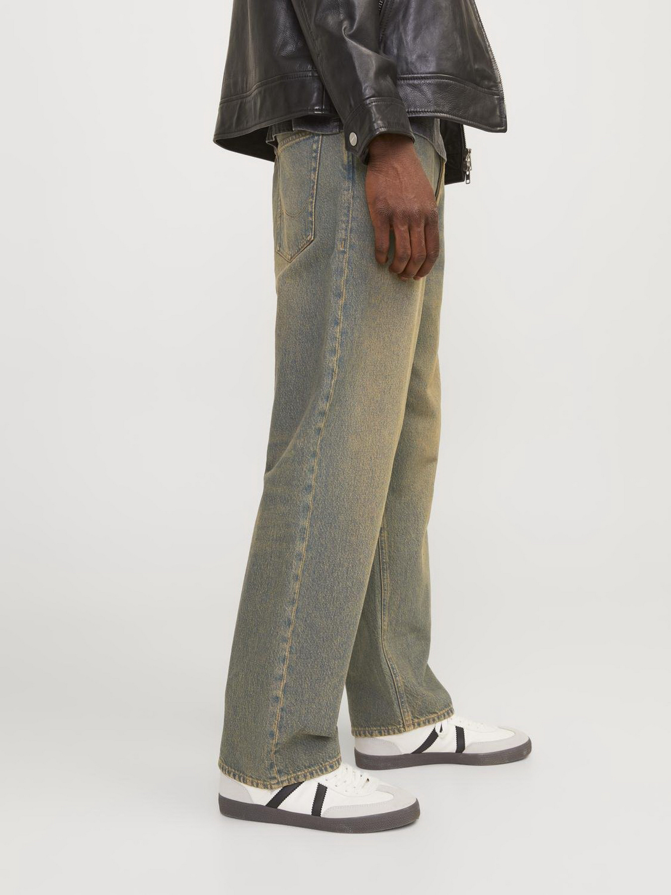 Широкие джинсы JACK & JONES модель 12258865_Blue Denim Широкие джинсы JACK & JONES модель 12258865_Blue Denim Фото