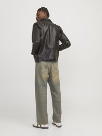 Широкие джинсы JACK & JONES модель 12258865_Blue Denim Широкие джинсы JACK & JONES модель 12258865_Blue Denim Фото