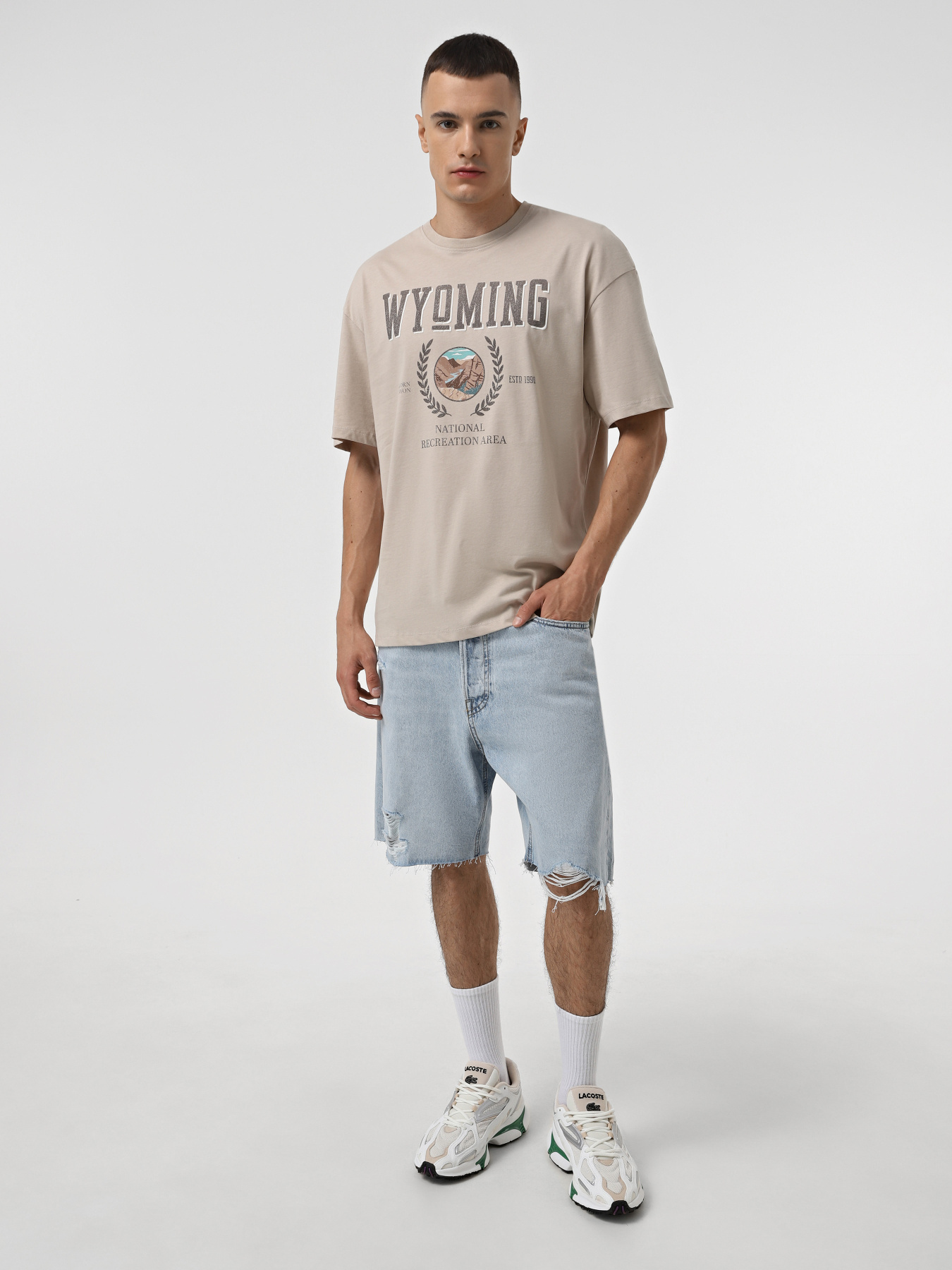 Футболка JACK & JONES модель 12264396_Moonbeam Фото