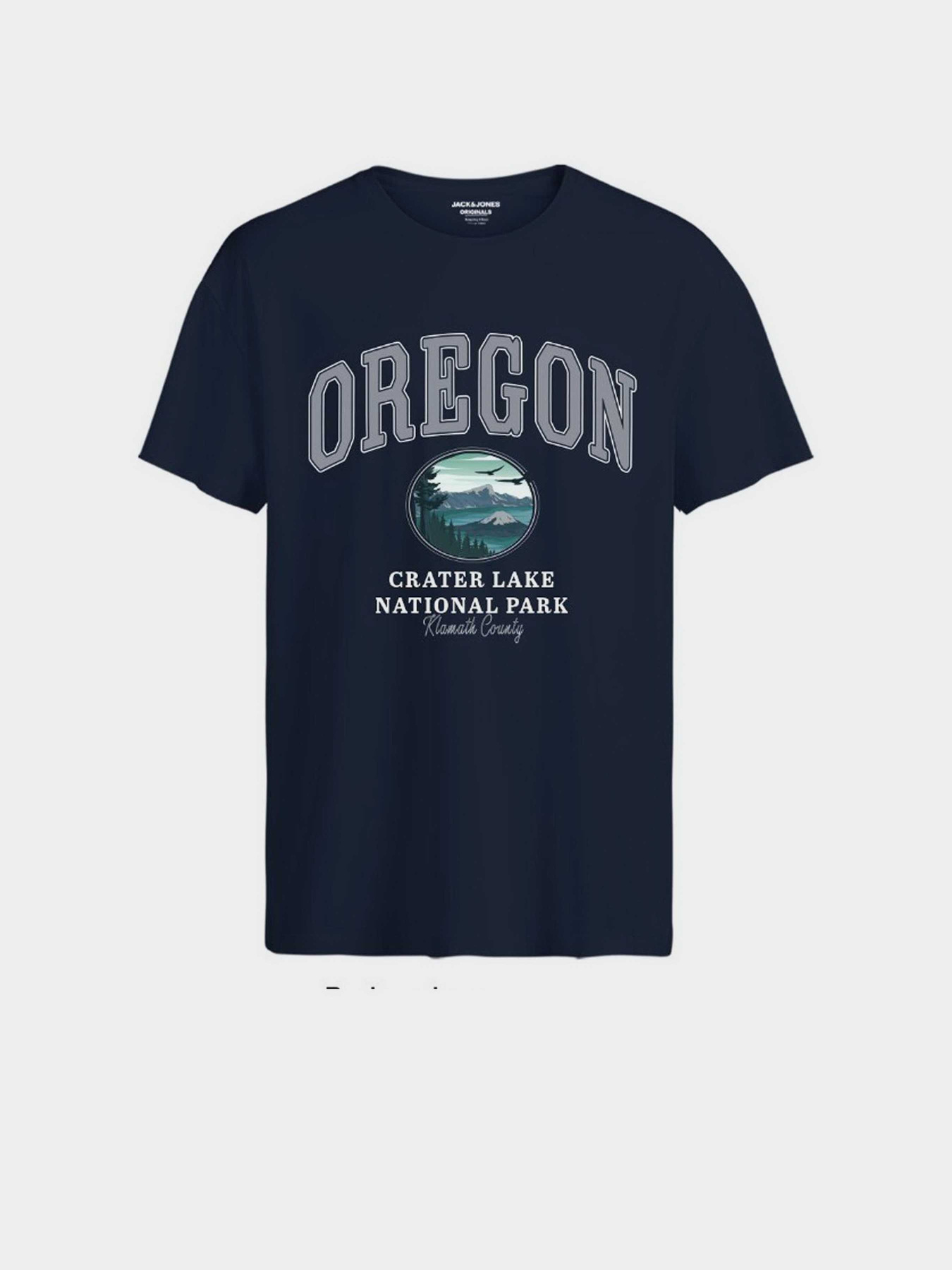 Футболка JACK & JONES модель 12264396_Navy Blazer Футболка JACK & JONES модель 12264396_Navy Blazer Фото