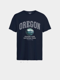 Футболка JACK & JONES модель 12264396_Navy Blazer Футболка JACK & JONES модель 12264396_Navy Blazer Фото