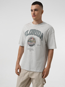 Футболка JACK & JONES модель 12264396_White Melange Футболка JACK & JONES модель 12264396_White Melange Фото