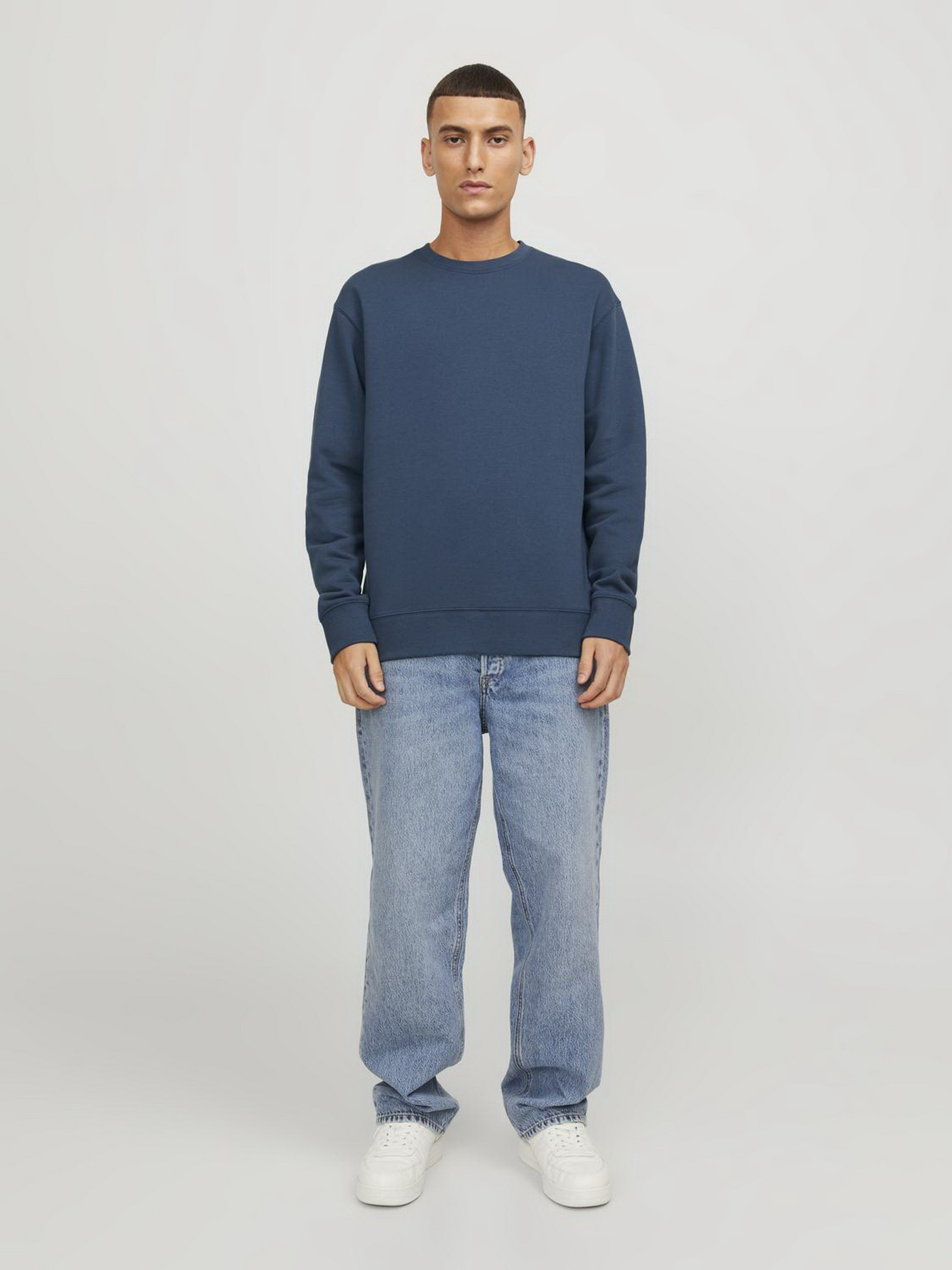 Свитшот JACK & JONES модель 12208182_Ensign Blue Фото