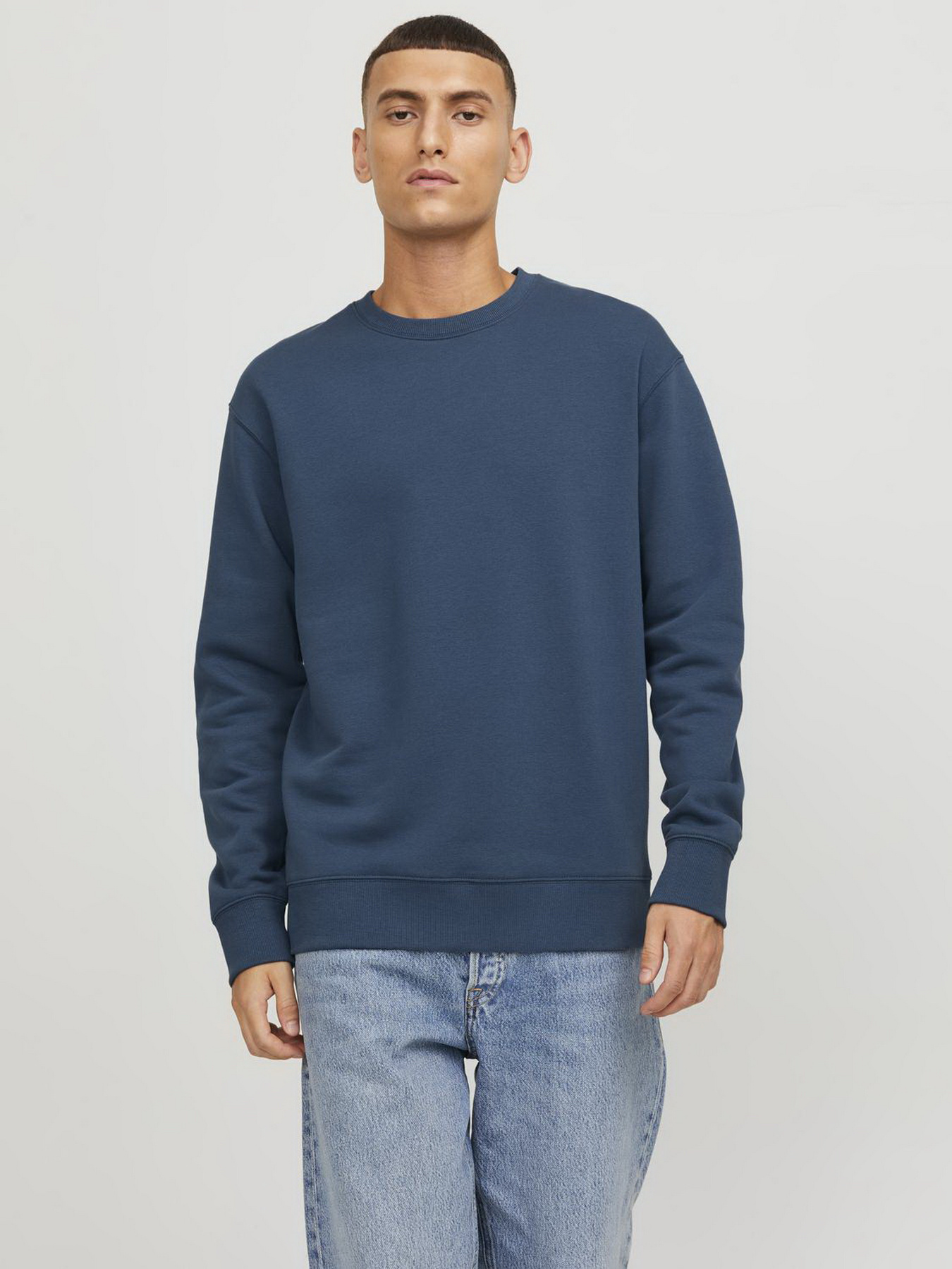 Свитшот JACK & JONES модель 12208182_Ensign Blue Фото
