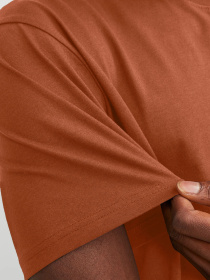 Футболка JACK & JONES модель 12240121_Brandy Brown Фото