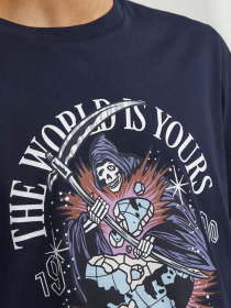 Футболка JACK & JONES модель 12249345_Sky Captain Фото