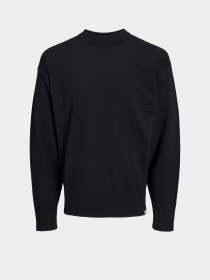 Джемпер JACK & JONES модель 12251556_Black Джемпер JACK & JONES модель 12251556_Black Фото