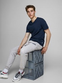 Джогери JACK & JONES модель 12178421_Light Grey Melange Фото