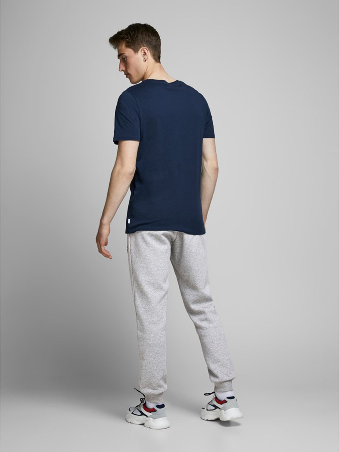 Джоггеры JACK & JONES модель 12178421_Light Grey Melange Джоггеры JACK & JONES модель 12178421_Light Grey Melange Фото
