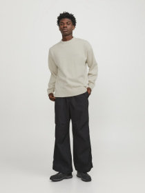 Джемпер JACK & JONES модель 12251556_Moonbeam Джемпер JACK & JONES модель 12251556_Moonbeam Фото