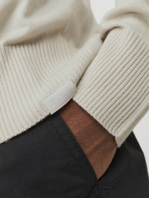 Джемпер JACK & JONES модель 12251556_Moonbeam Джемпер JACK & JONES модель 12251556_Moonbeam Фото