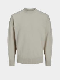 Джемпер JACK & JONES модель 12251556_Moonbeam Джемпер JACK & JONES модель 12251556_Moonbeam Фото