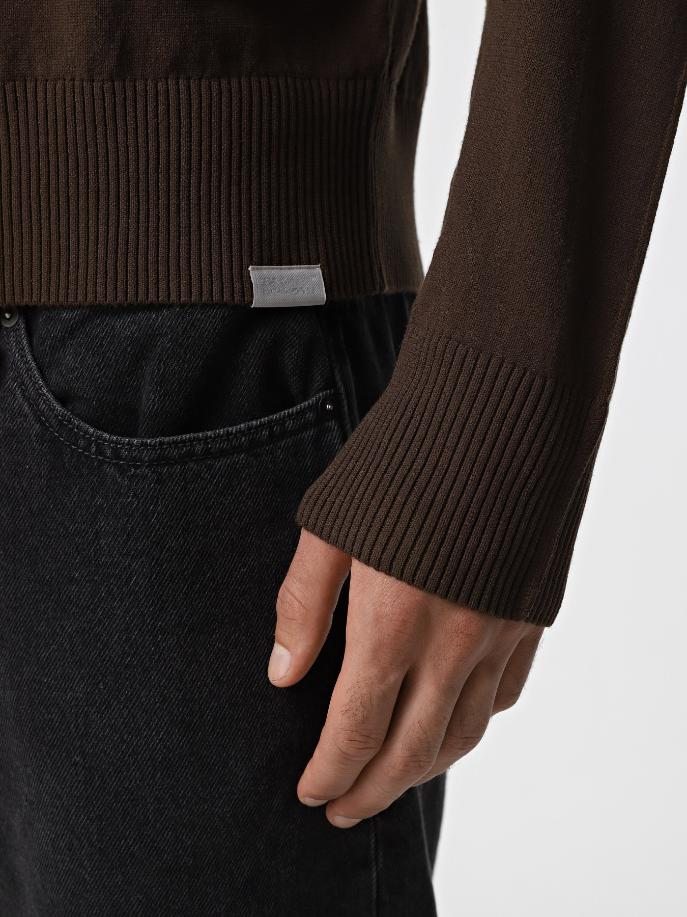 Джемпер JACK & JONES модель 12251556_Slate Black Джемпер JACK & JONES модель 12251556_Slate Black Фото