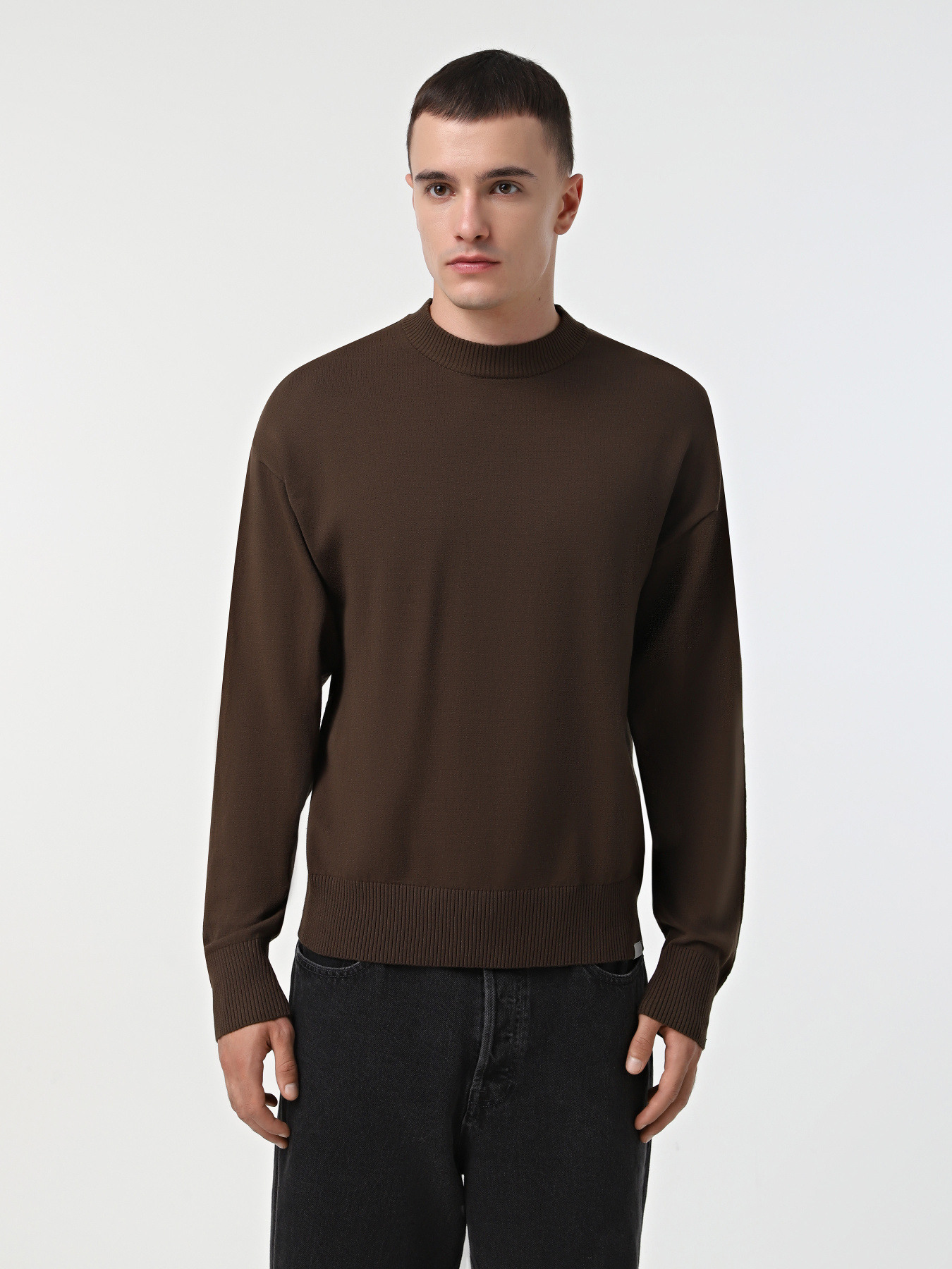 Джемпер JACK & JONES модель 12251556_Slate Black Джемпер JACK & JONES модель 12251556_Slate Black Фото