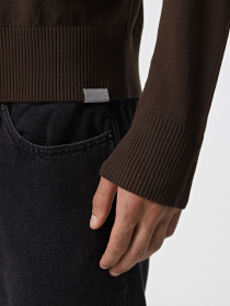 Джемпер JACK & JONES модель 12251556_Slate Black Джемпер JACK & JONES модель 12251556_Slate Black Фото