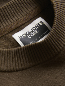 Джемпер JACK & JONES модель 12251556_Slate Black Джемпер JACK & JONES модель 12251556_Slate Black Фото