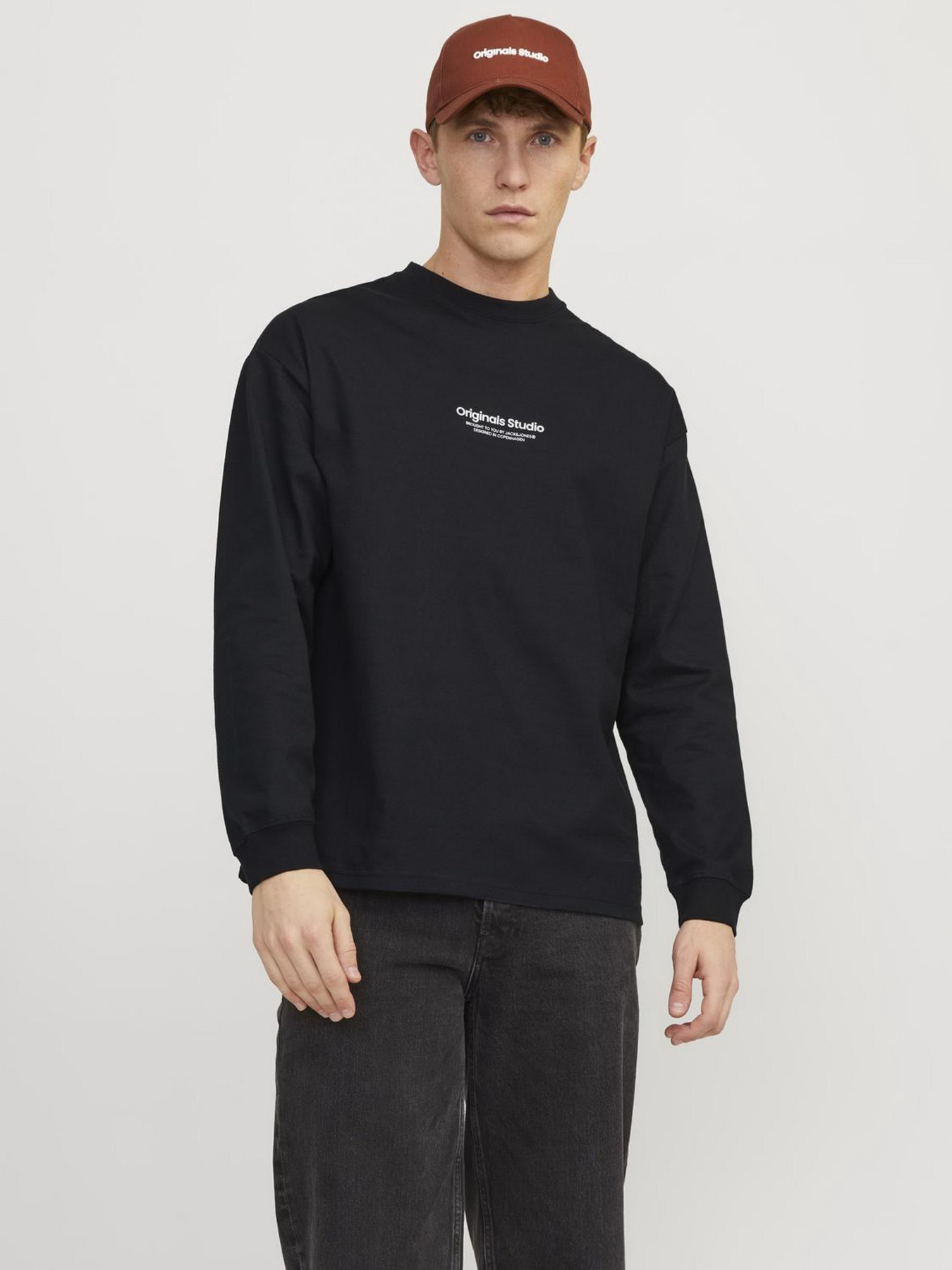 Лонгслів JACK & JONES модель 12251775_Black Фото