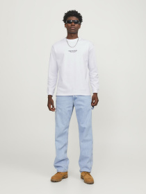 Лонгслів JACK & JONES модель 12251775_Bright White Фото