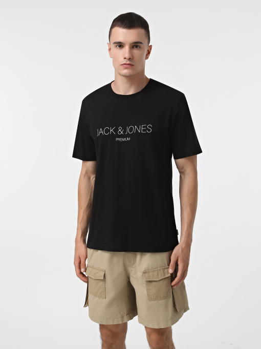 Футболка JACK & JONES модель 12261874_Black Фото