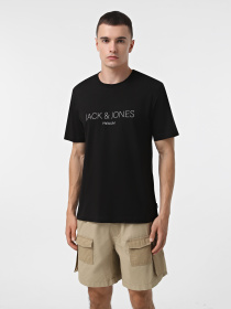 Футболка JACK & JONES модель 12261874_Black Фото