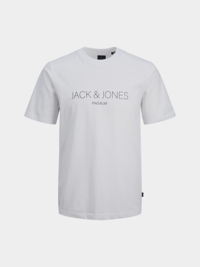 Футболка JACK & JONES модель 12261874_White — фото 5 - INTERTOP