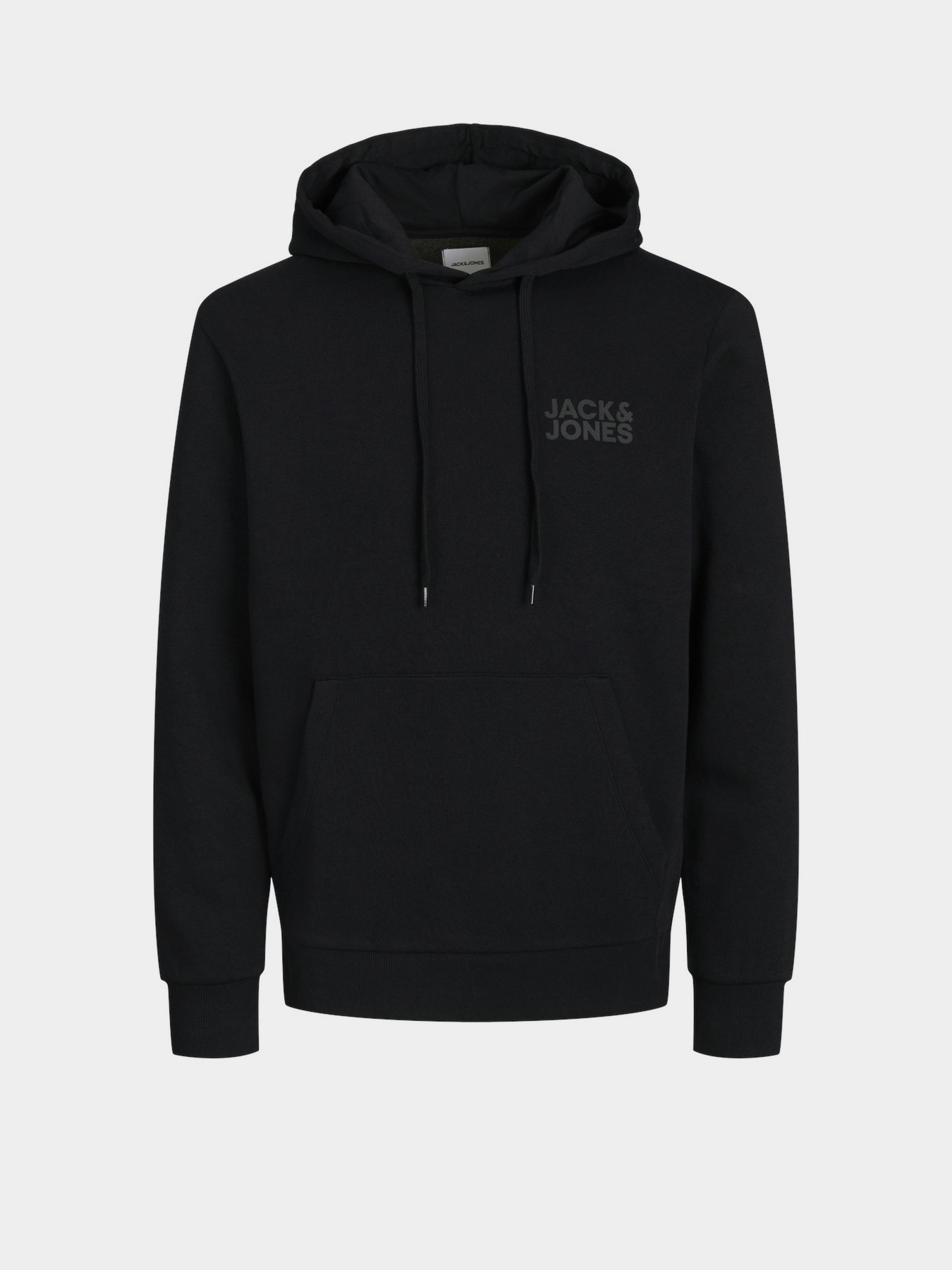 Худи JACK & JONES модель 12152840_Black Small Print/ Black Фото