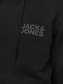 Худи JACK & JONES модель 12152840_Black Small Print/ Black Фото