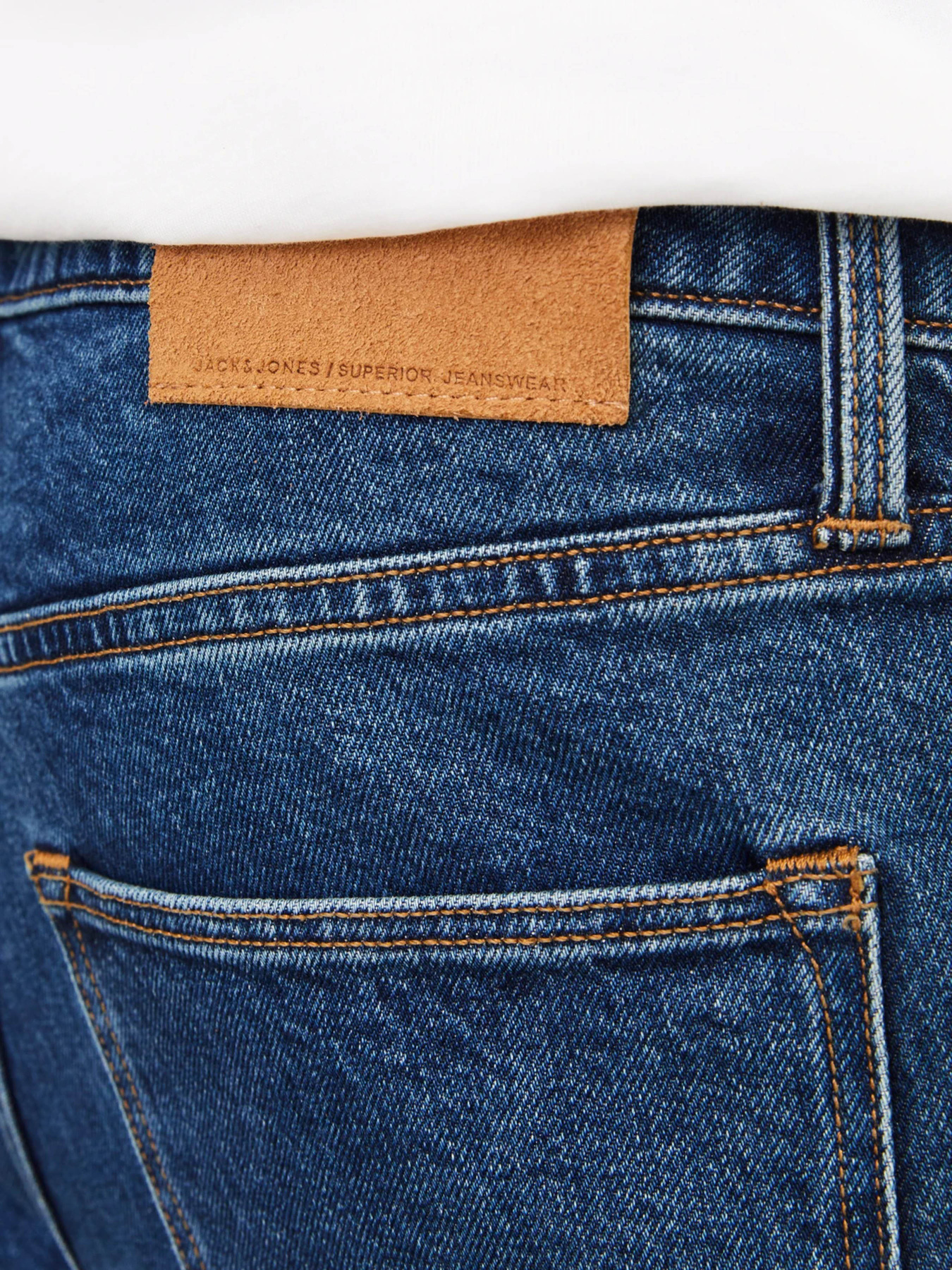 Прямі джинси JACK & JONES модель 12261685_Blue Denim Фото