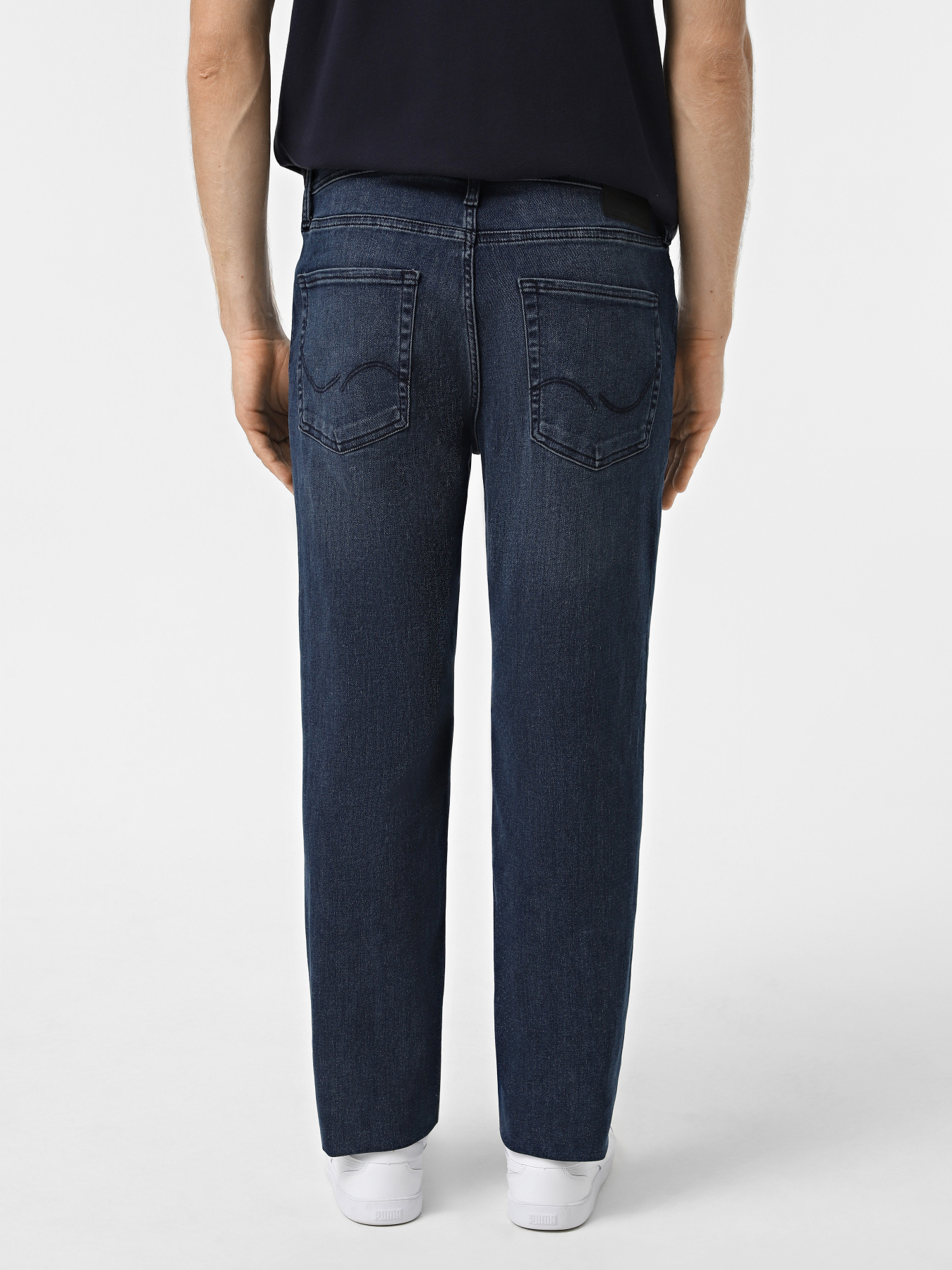 Прямые джинсы JACK & JONES модель 12270565_Blue Denim Фото