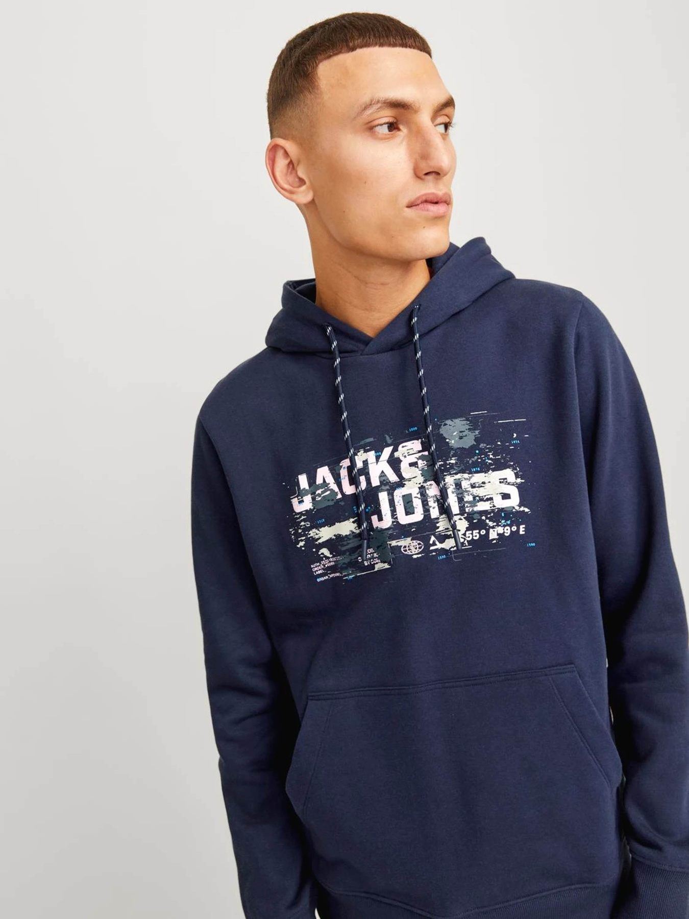 Худи JACK & JONES модель 12261670_Navy Blazer Фото