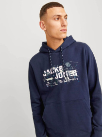 Худи JACK & JONES модель 12261670_Navy Blazer Фото