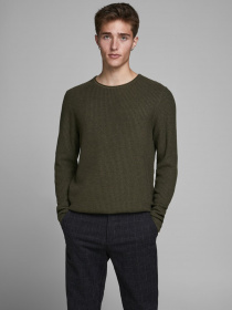 Свитры и кардиганы JACK & JONES модель 12179861_Olive Night Фото