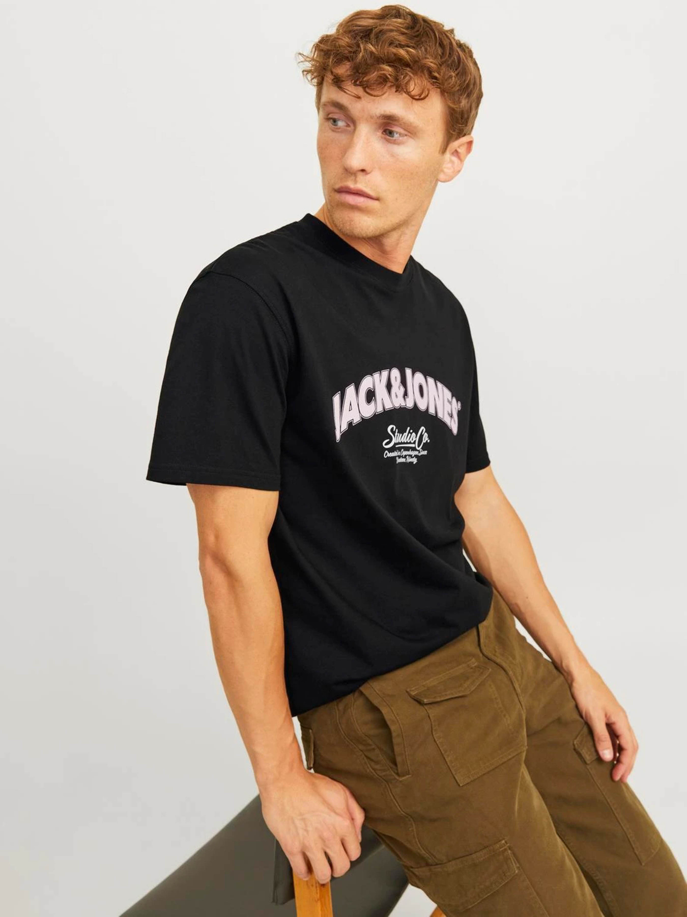 Футболка JACK & JONES модель 12262348_Black Фото
