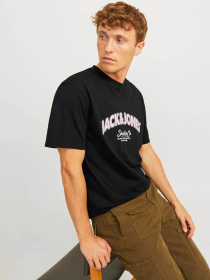 Футболка JACK & JONES модель 12262348_Black Фото