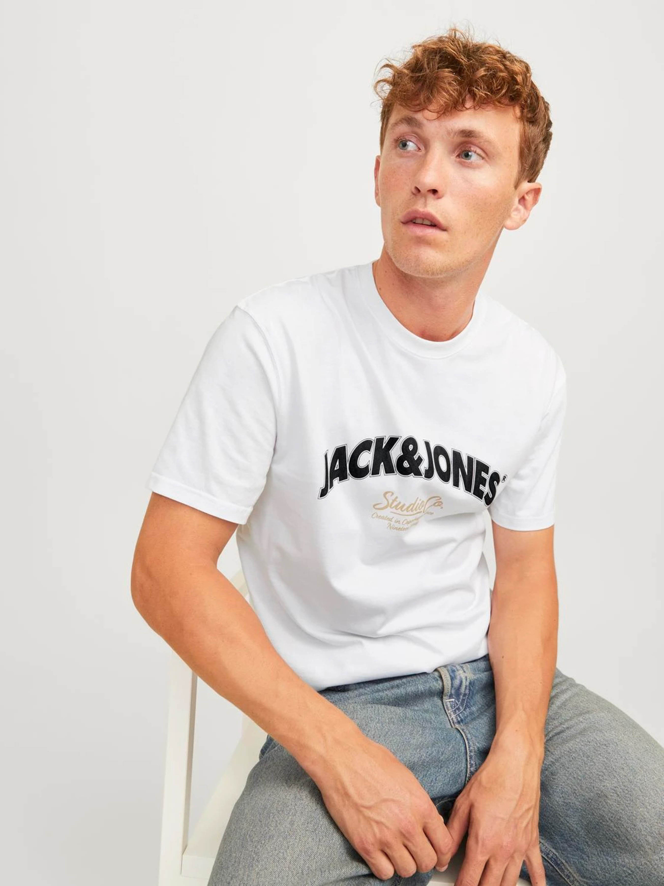 Футболка JACK & JONES модель 12262348_Bright White Фото