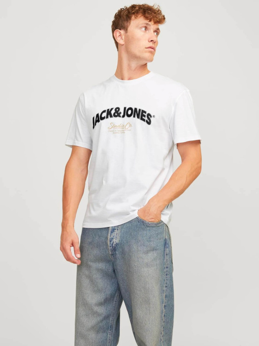 Футболка JACK & JONES модель 12262348_Bright White Фото