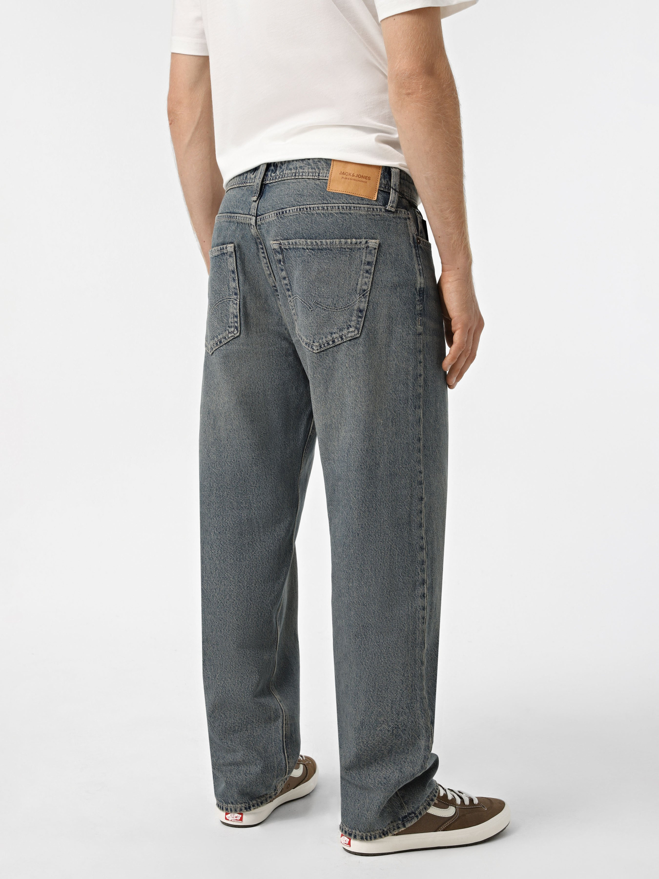 Широкие джинсы JACK & JONES модель 12261910_Blue Denim Фото