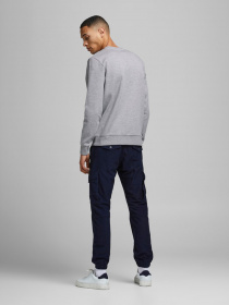 Світшот JACK & JONES модель 12181903_Light Grey Melange Світшот JACK & JONES модель 12181903_Light Grey Melange Фото