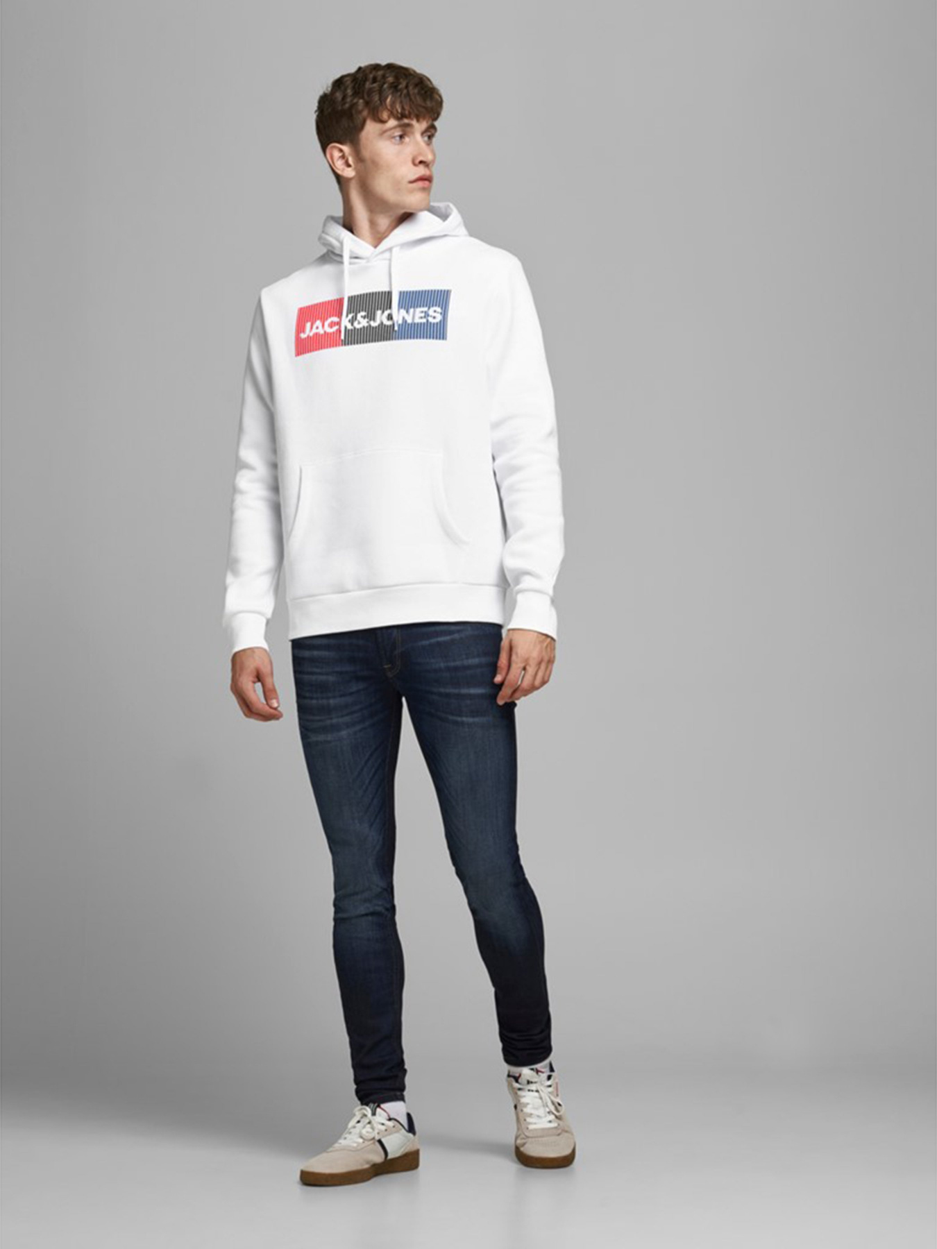 Худі JACK & JONES модель 12152840_White Худі JACK & JONES модель 12152840_White Фото