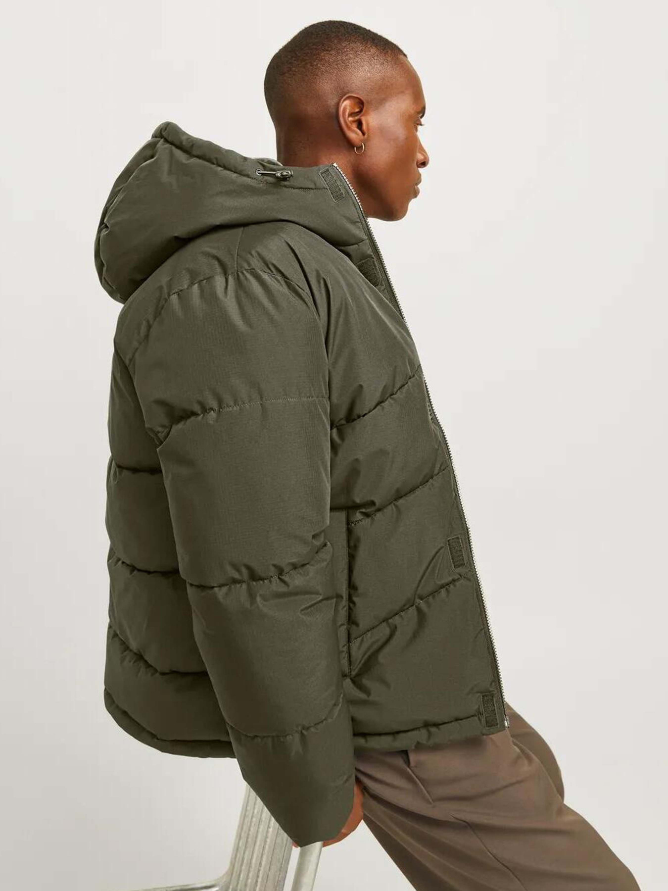 Зимова куртка JACK & JONES модель 12259850_Olive Night Фото