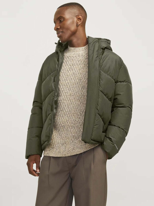 Зимняя куртка JACK & JONES модель 12259850_Olive Night Фото
