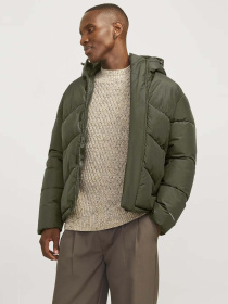 Зимова куртка JACK & JONES модель 12259850_Olive Night Фото