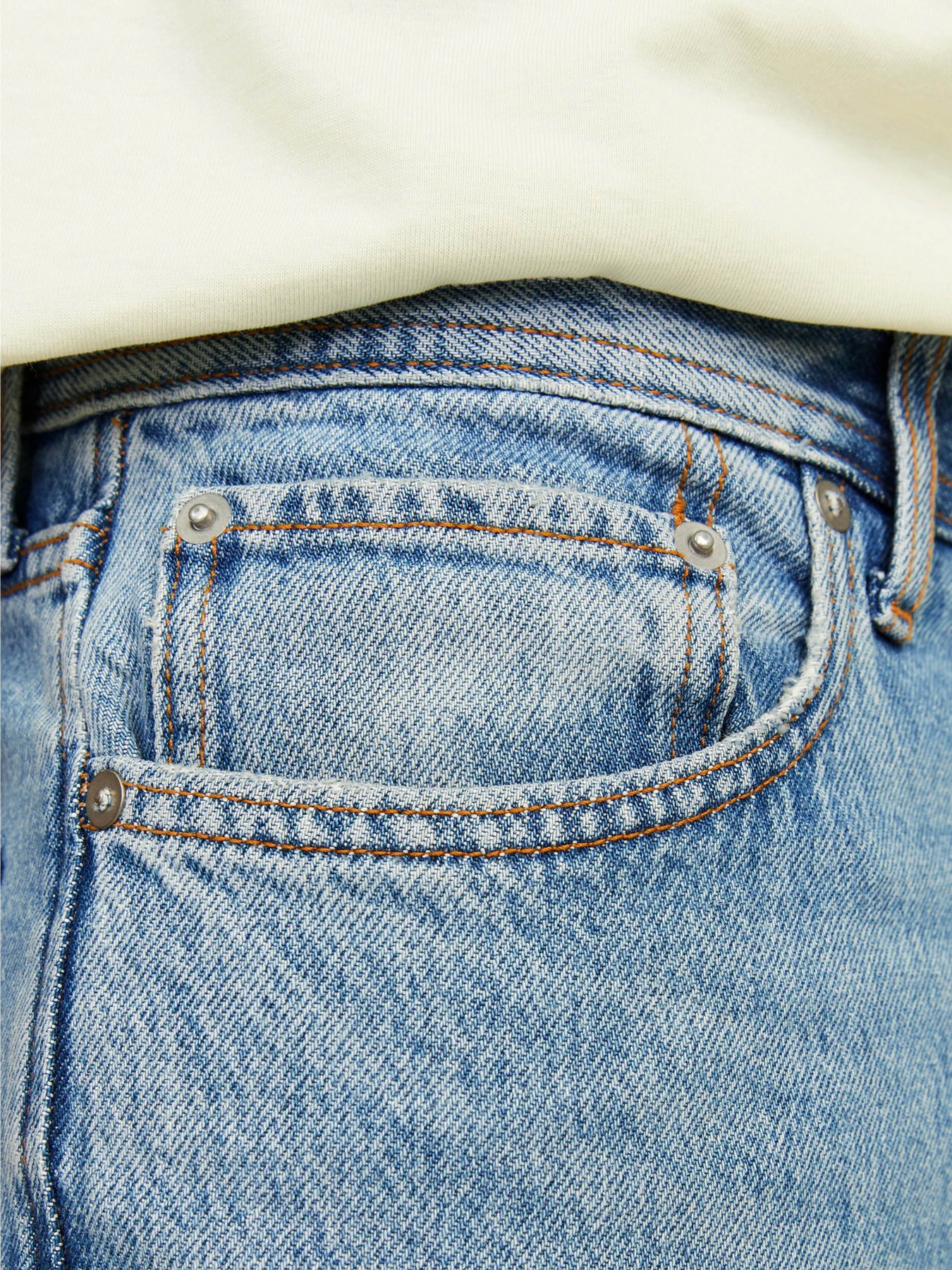 Широкие джинсы JACK & JONES модель 12261929_Blue Denim Фото