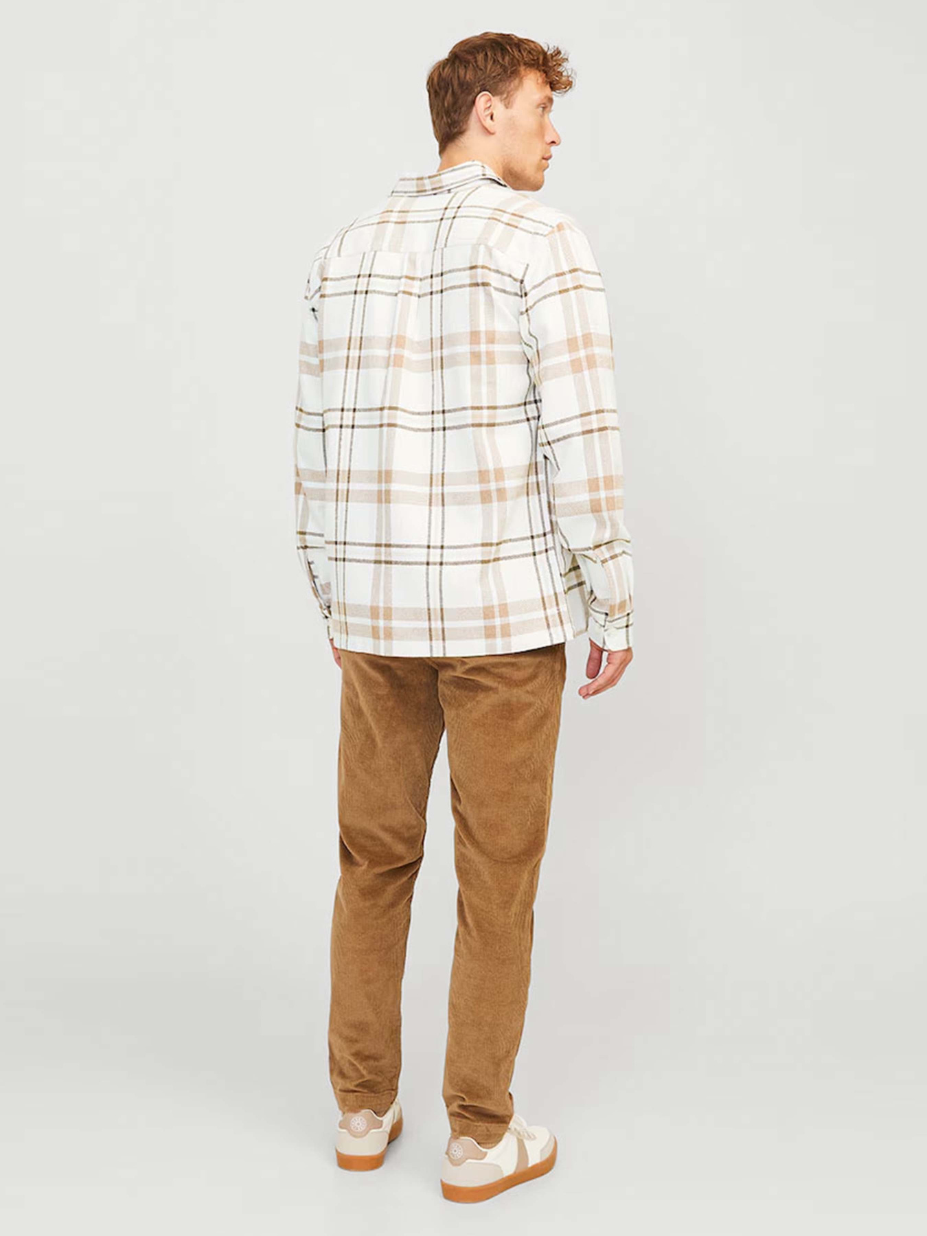 Рубашка JACK & JONES модель 12263647_Cloud Dancer COMFORT FIT Фото