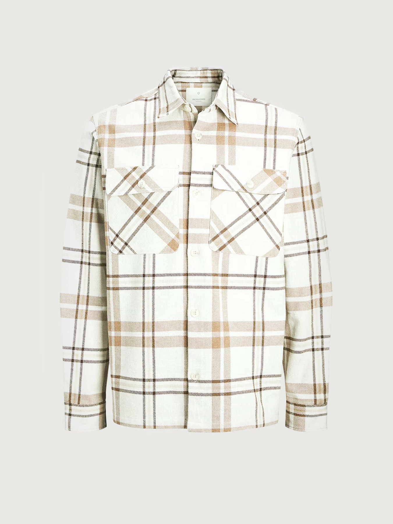 Рубашка JACK & JONES модель 12263647_Cloud Dancer COMFORT FIT Фото