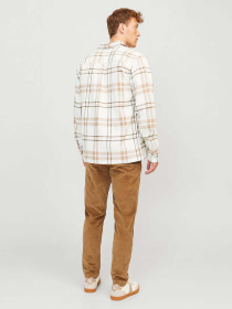 Рубашка JACK & JONES модель 12263647_Cloud Dancer COMFORT FIT Фото